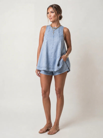 Harper Denim Set